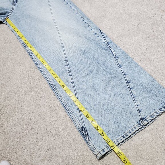 RAG & BONE NWT The Serena High-Rise Splice Jeans Wide Leg Oconee Womens 28 x 31" - Picture 15 of 16